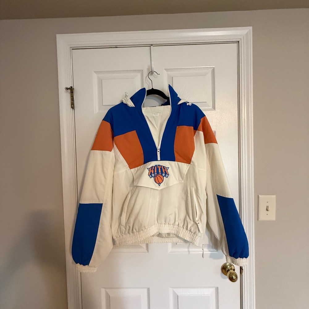 Kith For New York Knicks Quarter Zip Anorack Jacket Silk FW 23